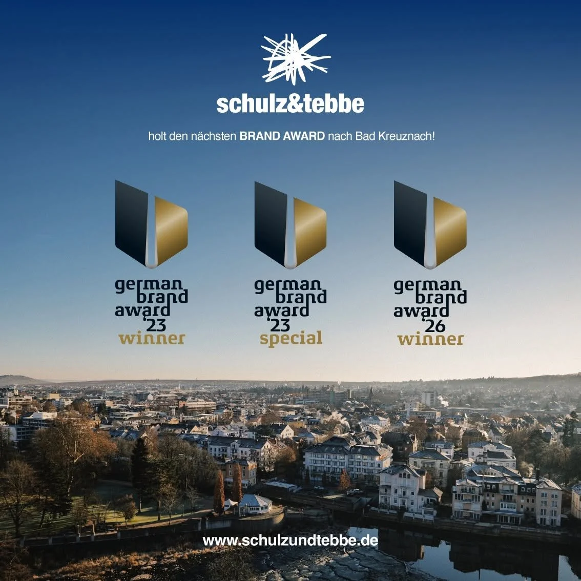 schulzundtebbe holt den nächsten Brand Award nach Bad Kreuznach!