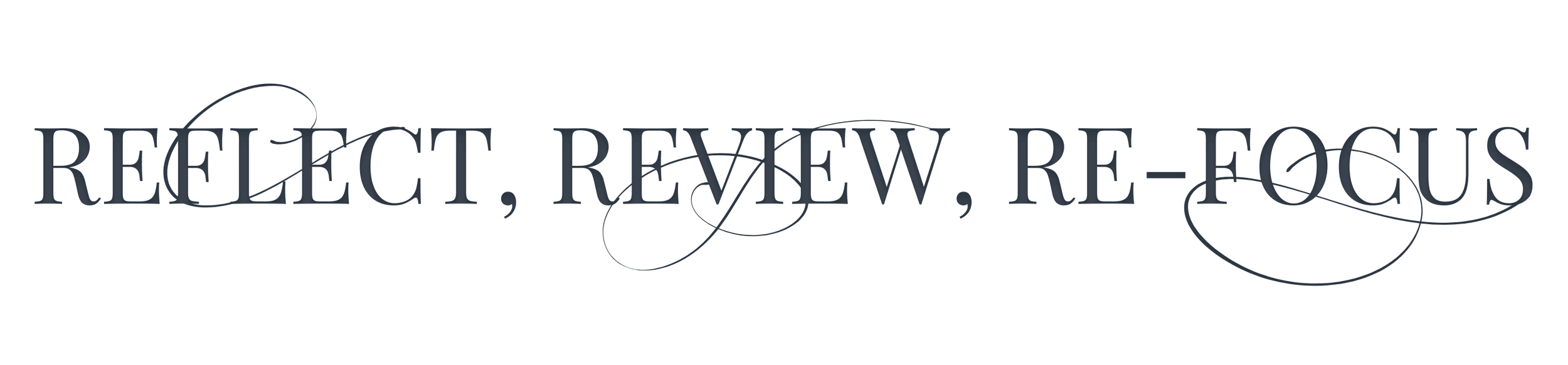 Reflect, Review, Re-focus Mini Course from Josephine Brooks