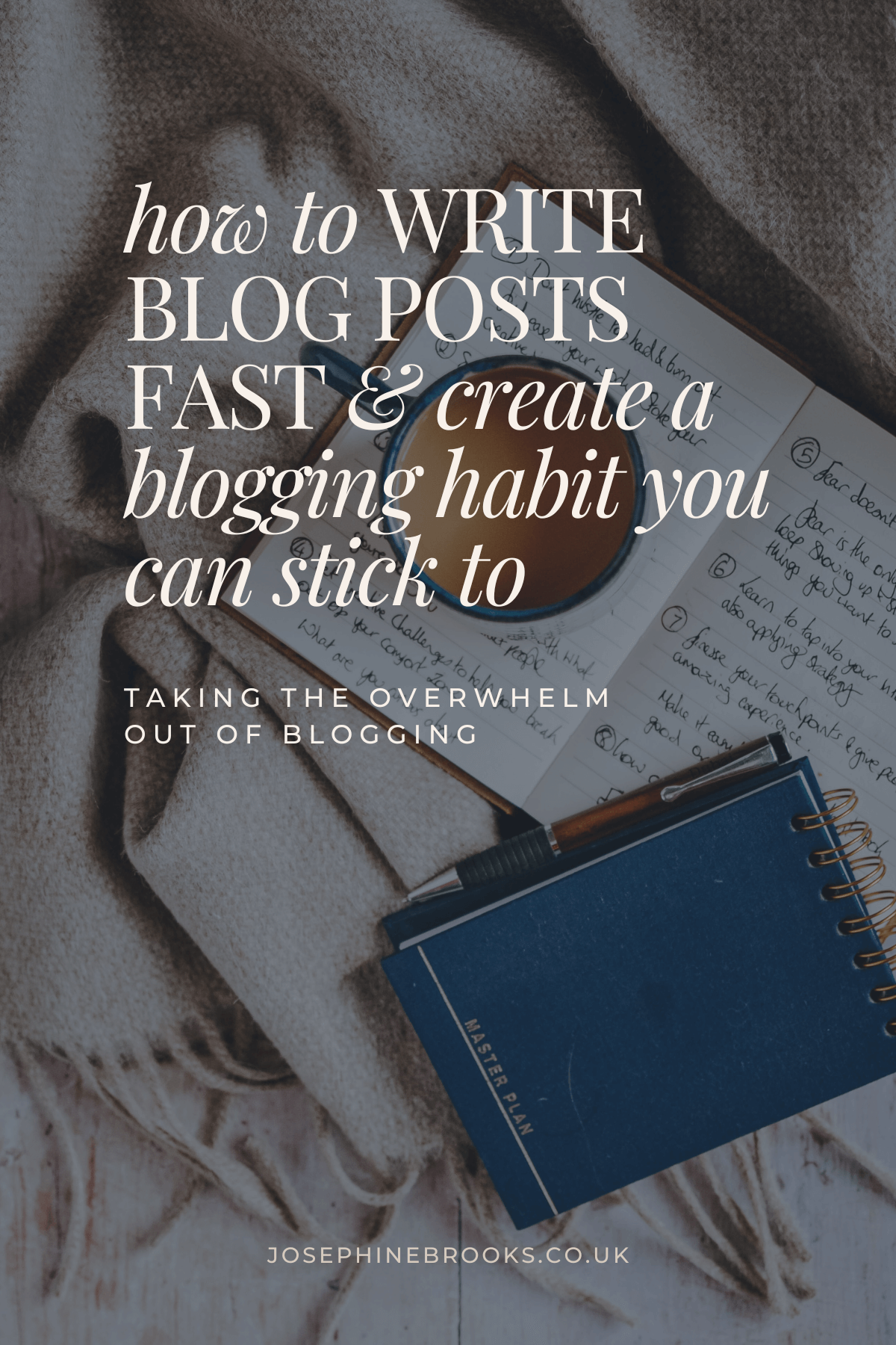 Want To Write Blog Posts Fast? How To Create A Regular Blogging Routine You Can Stick To - Josephine Brooks