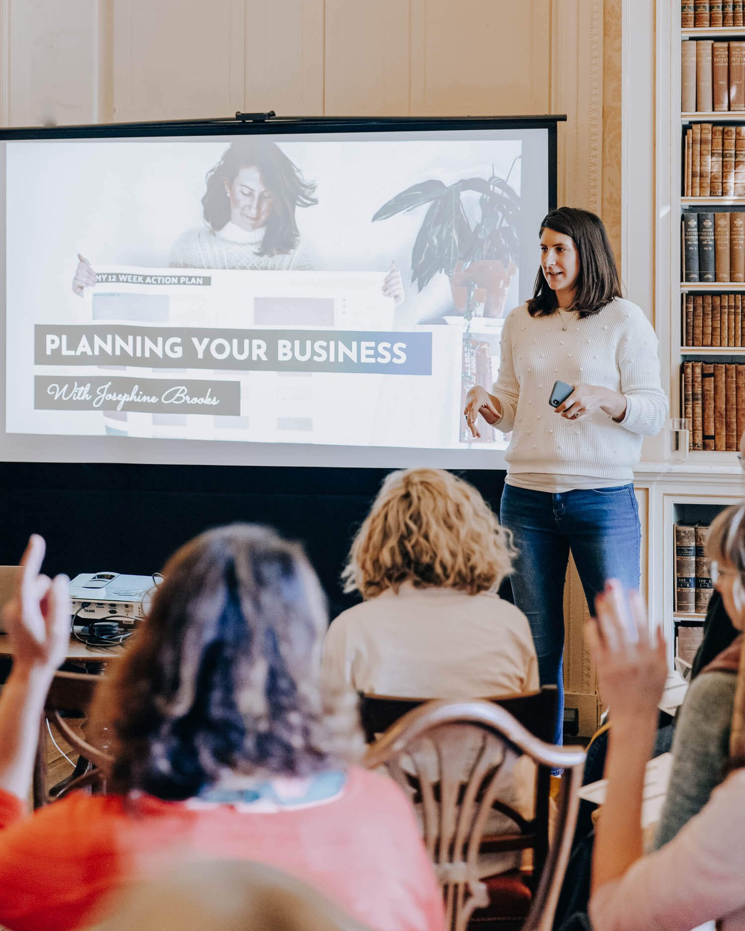 Josephine Brooks speaking at Creatival