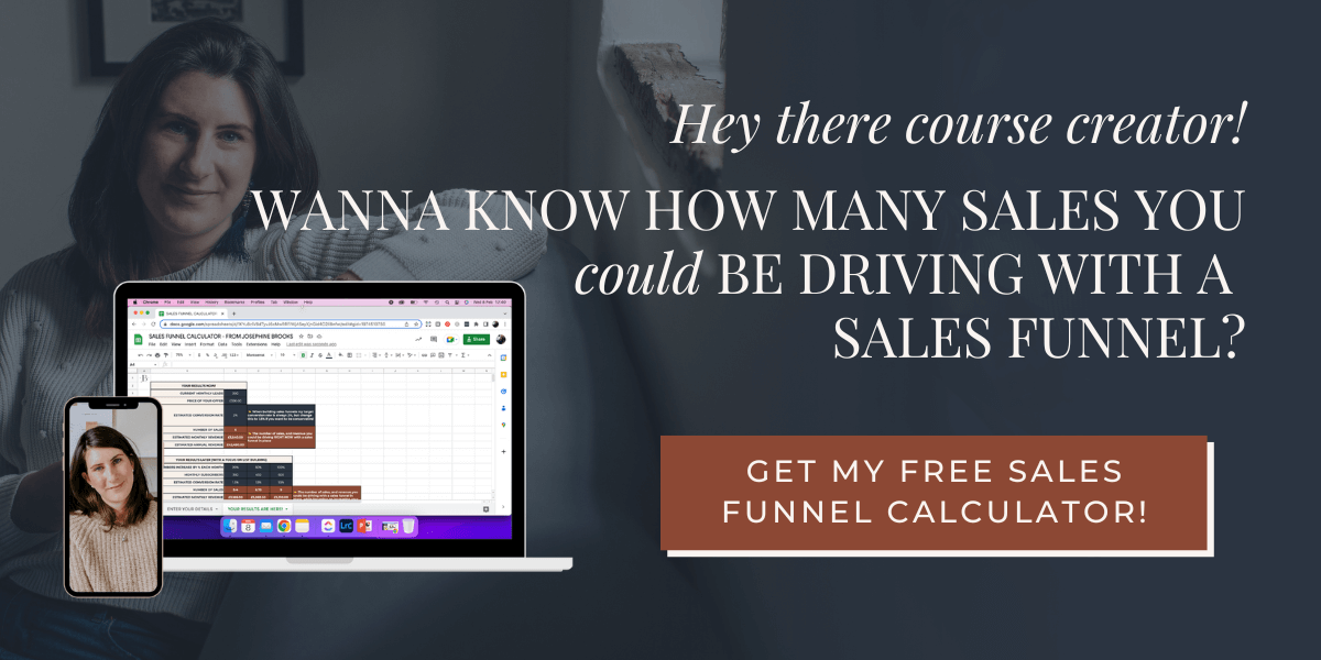 Sales Funnel Calculator - Josephine Brooks