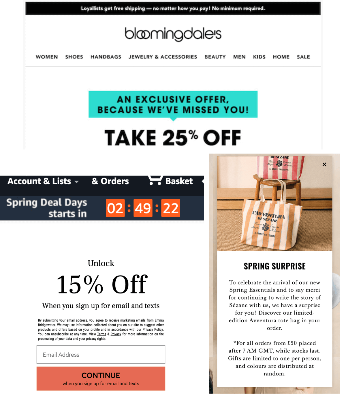 Limited Time Offer Examples - Josephine Brooks