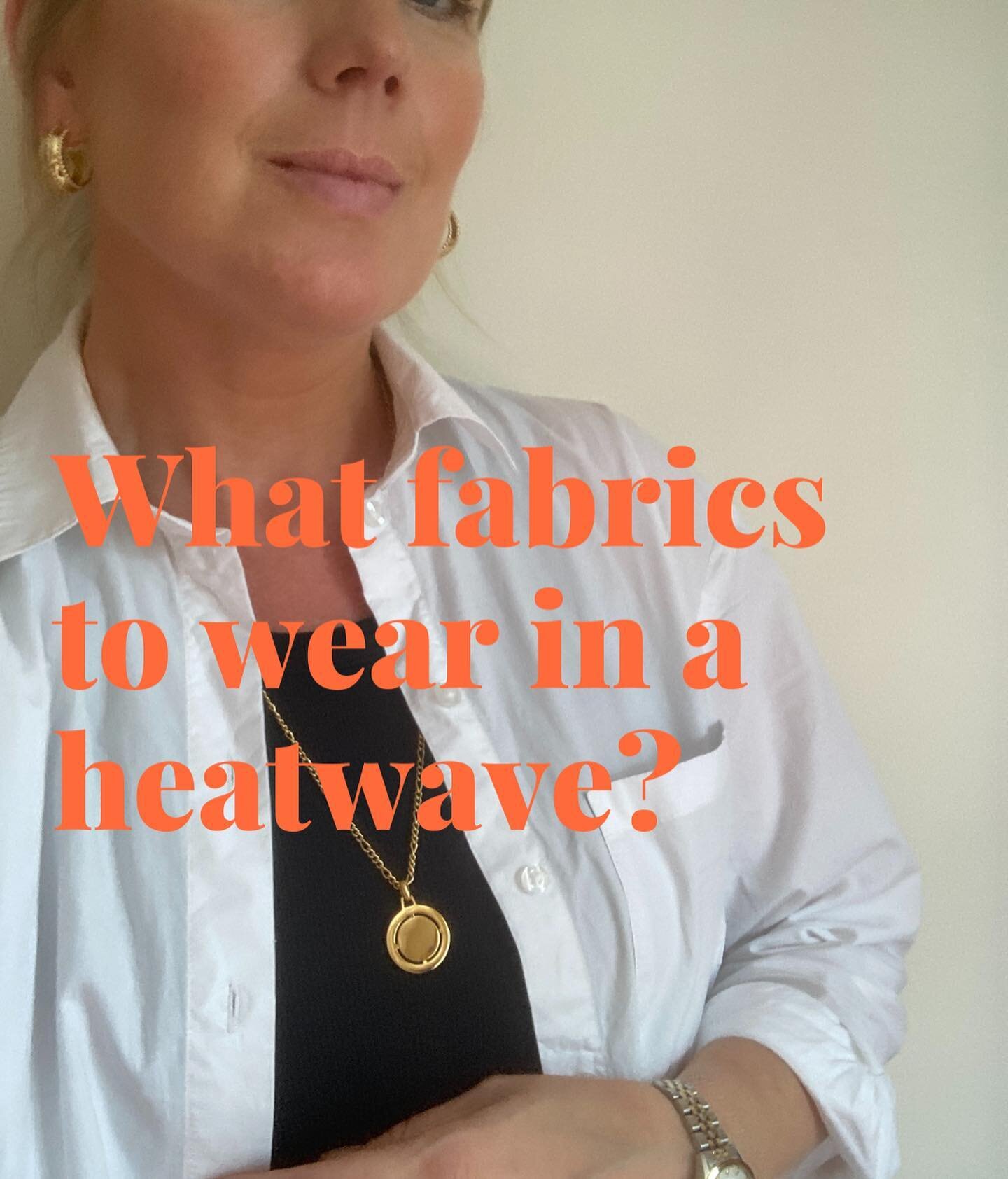 FABRICS FOR A HEATWAVE! Are you going to check the labels and think about what you put on today to help keep you cool?&hellip;

Opt for natural fabrics to keep you cool in this hot weather.

Natural fabrics such a COTTON and LINEN are lightweight but