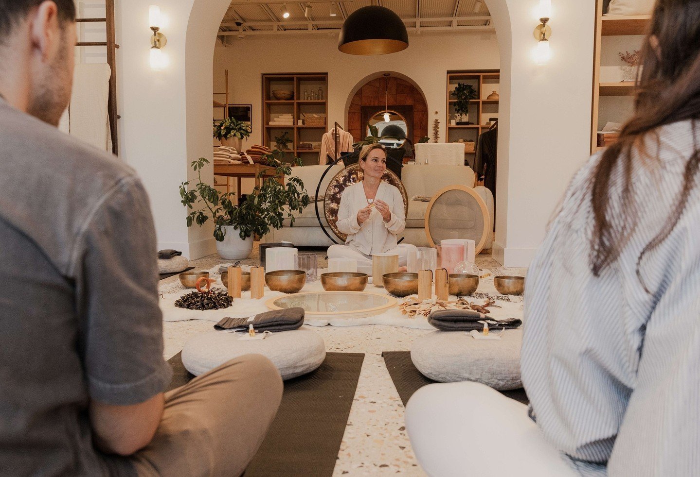 We are so happy to continue our collaboration with our favorite luxury sleepwear brand, @lunya! ✨️⁠
⁠
We will be back at their gorgeous West Hollywood location for a sound bath on Saturday, April 20th at 10AM. It will be a beautiful grounding experie