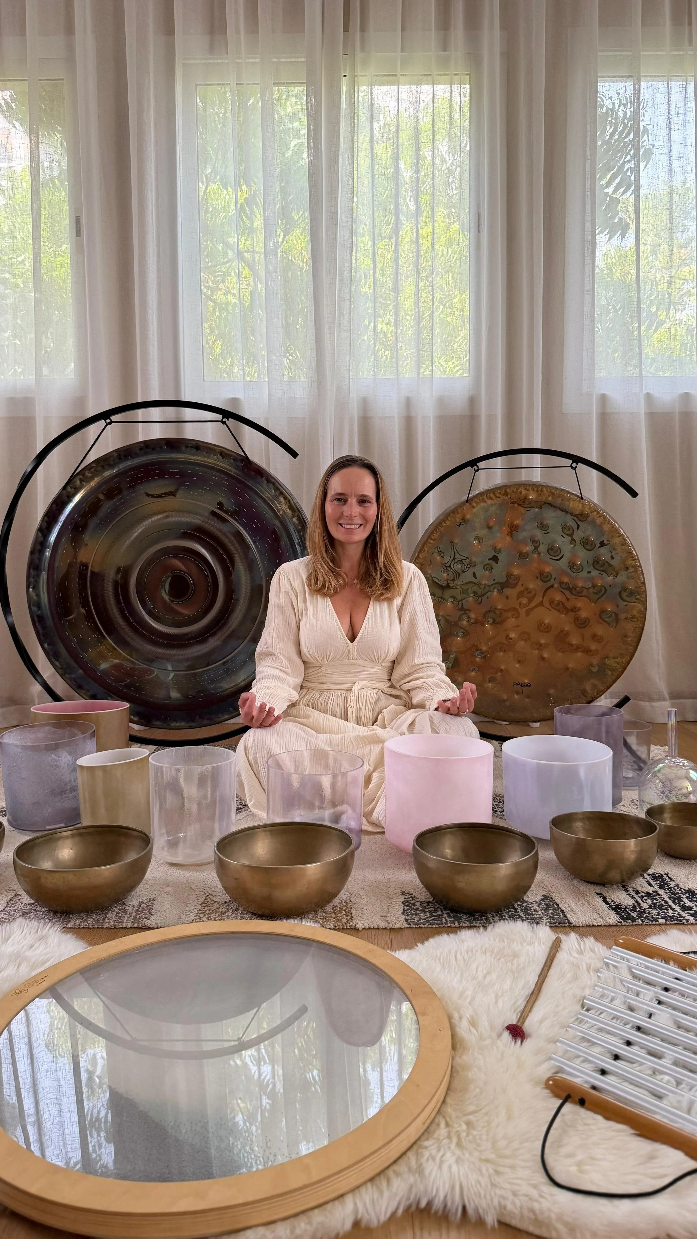 Sound Bath Using Crystal Alchemy Bowls 