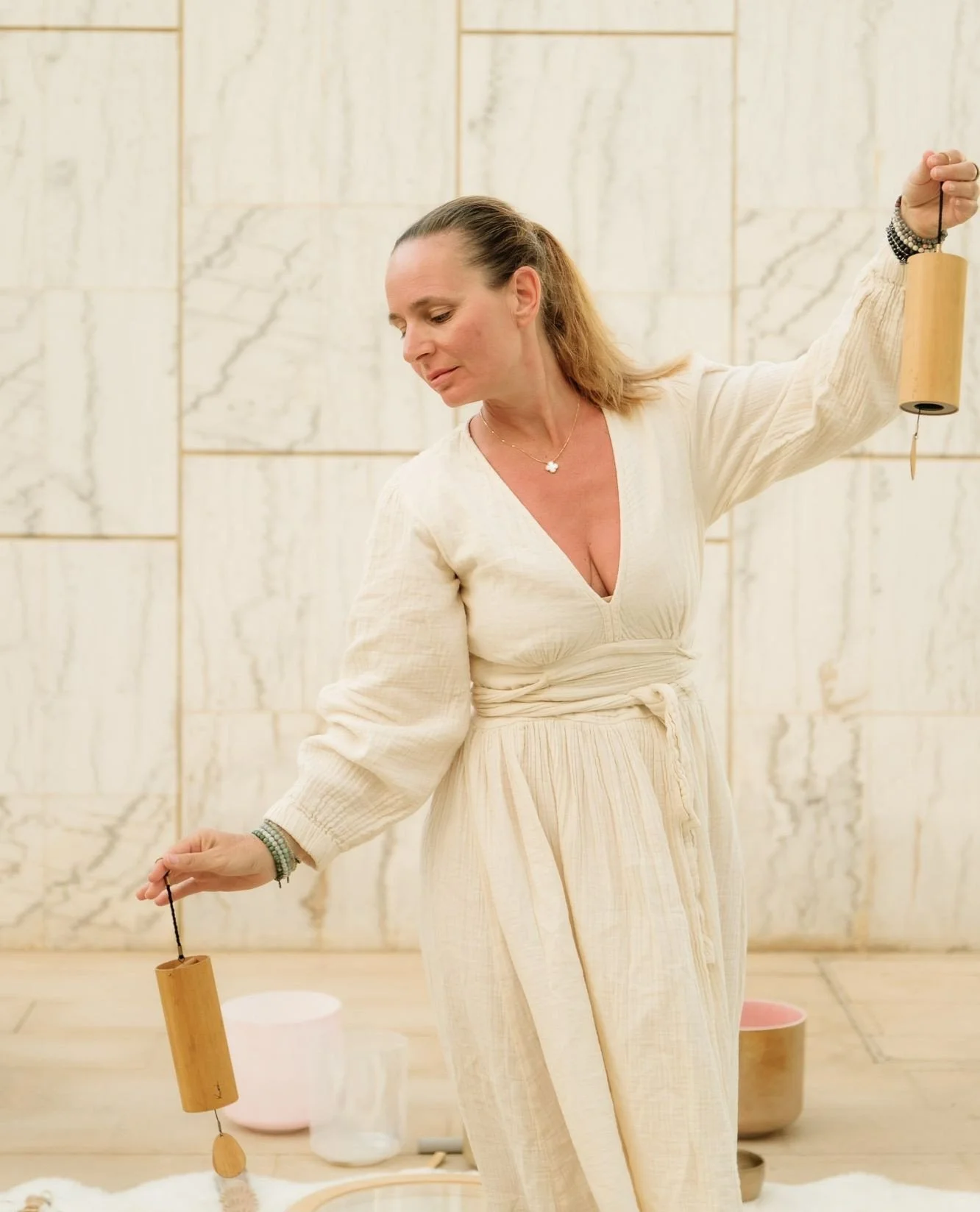 Lately, I&rsquo;ve been reflecting on how much noise we carry: in our minds, our bodies, our pace.⁠
⁠
Presence isn&rsquo;t something we find once a week on a mat or a cushion.⁠
It&rsquo;s a daily practice: the gentle return to what&rsquo;s happening 