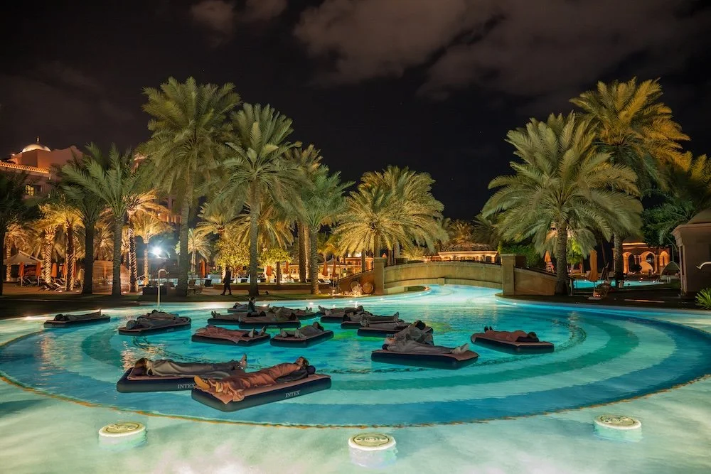 Floating Sound Bath at Mandarin Oriental Emirates Palace in Abu Dhabi