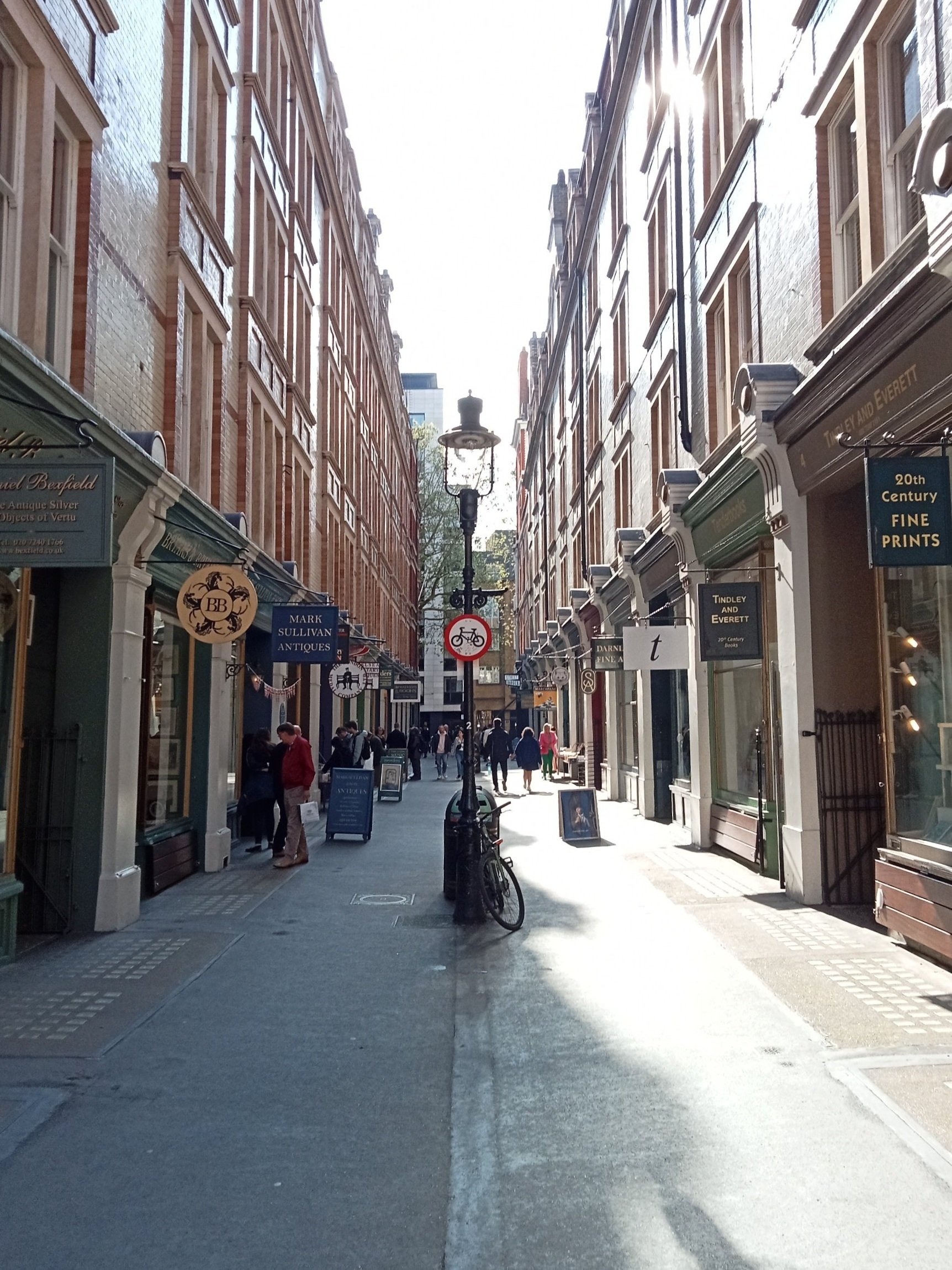 Cecil Court in the Sun