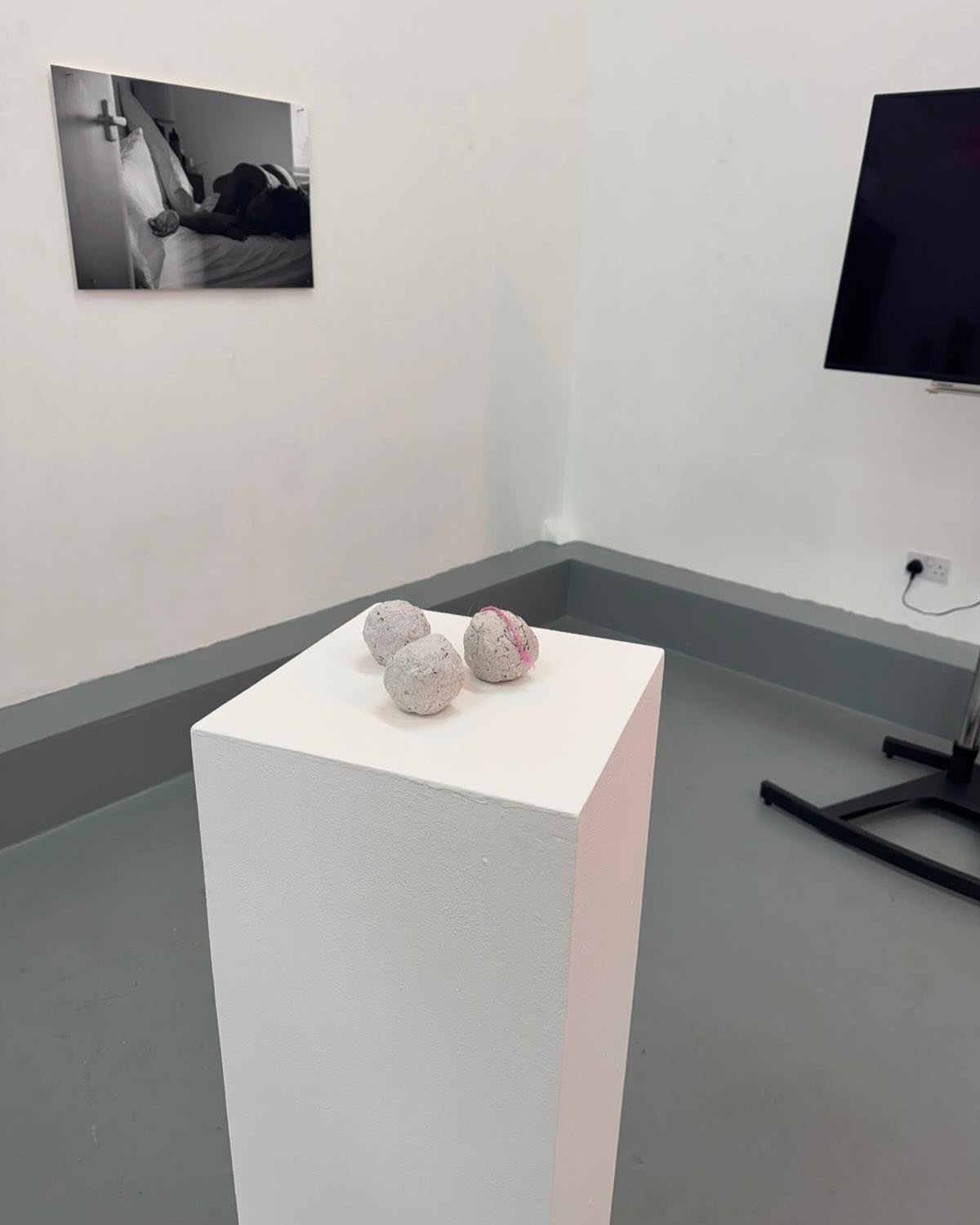 &lsquo;Don&rsquo;t throw the baby out with the bath water&rsquo;, handmade &lsquo;bath bombs&rsquo; 2023 is one of the works I have on show as part of PostNatal curated by @charmainebeneyto @lewishamarthouse 

I just came across a brilliant post by @