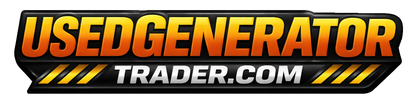 Logo with the text USEDGNERATOR in large letters, color gradient from yellow to orange, and "TRADER.COM" in white beneath, yellow diagonal stripes on each side.
