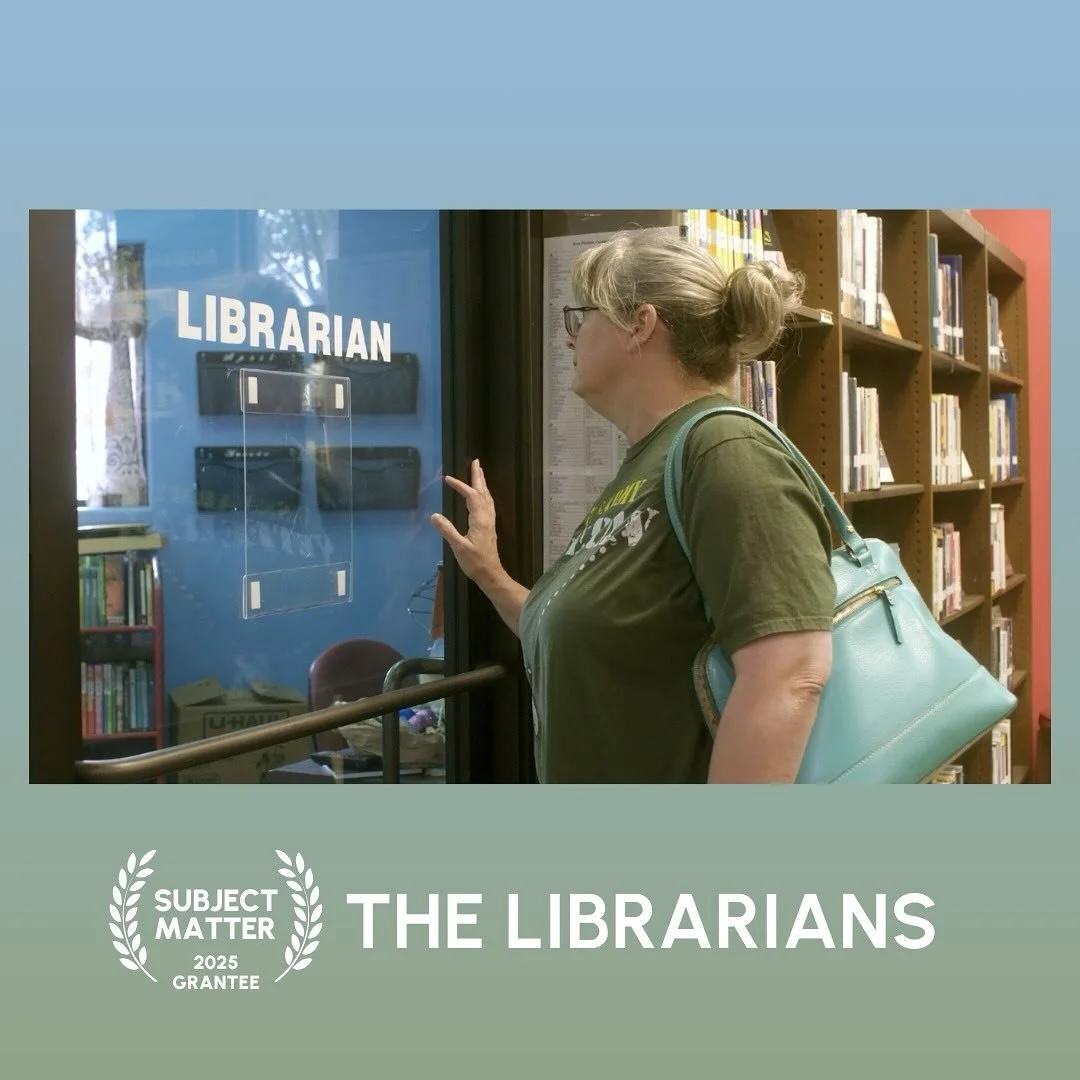 Subject Matter is headed to @sundanceorg Film Festival this week to award our first grants of 2025 to @thelibrariansfilm and @penamerica .   As an unprecedented wave of book banning is sparked in Texas, Florida, and beyond, librarians under siege joi
