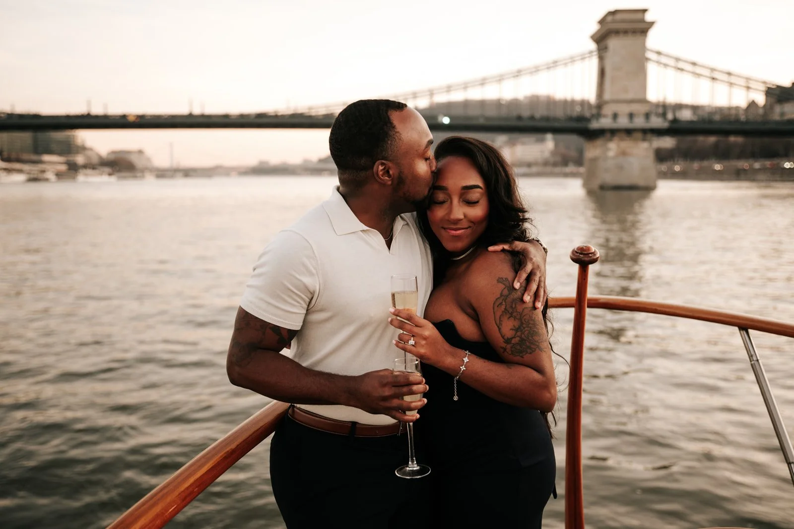 Elegant Private Yacht Proposal on the Danube