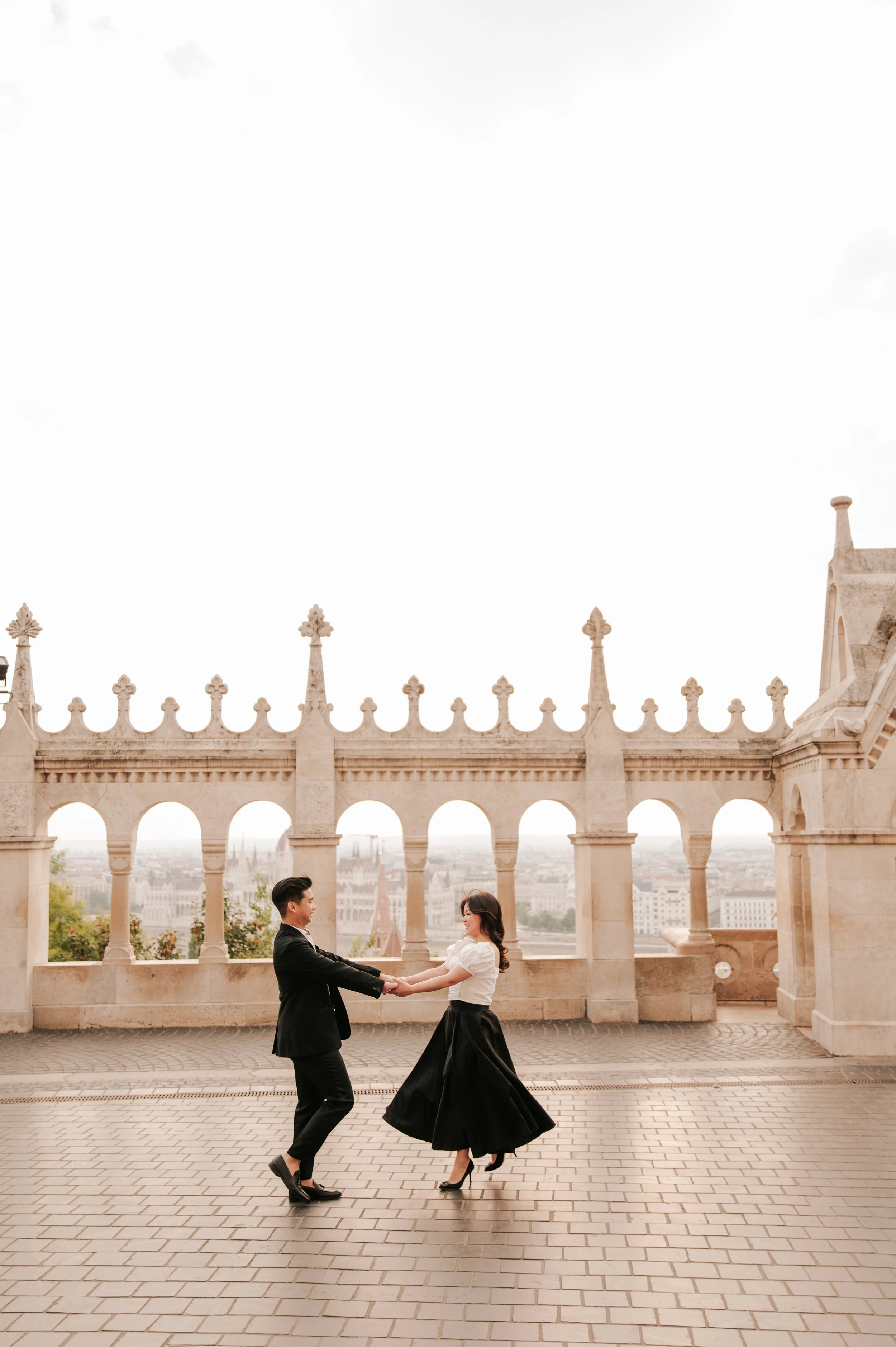 Engagement Photographer in Budapest Castle.jpg