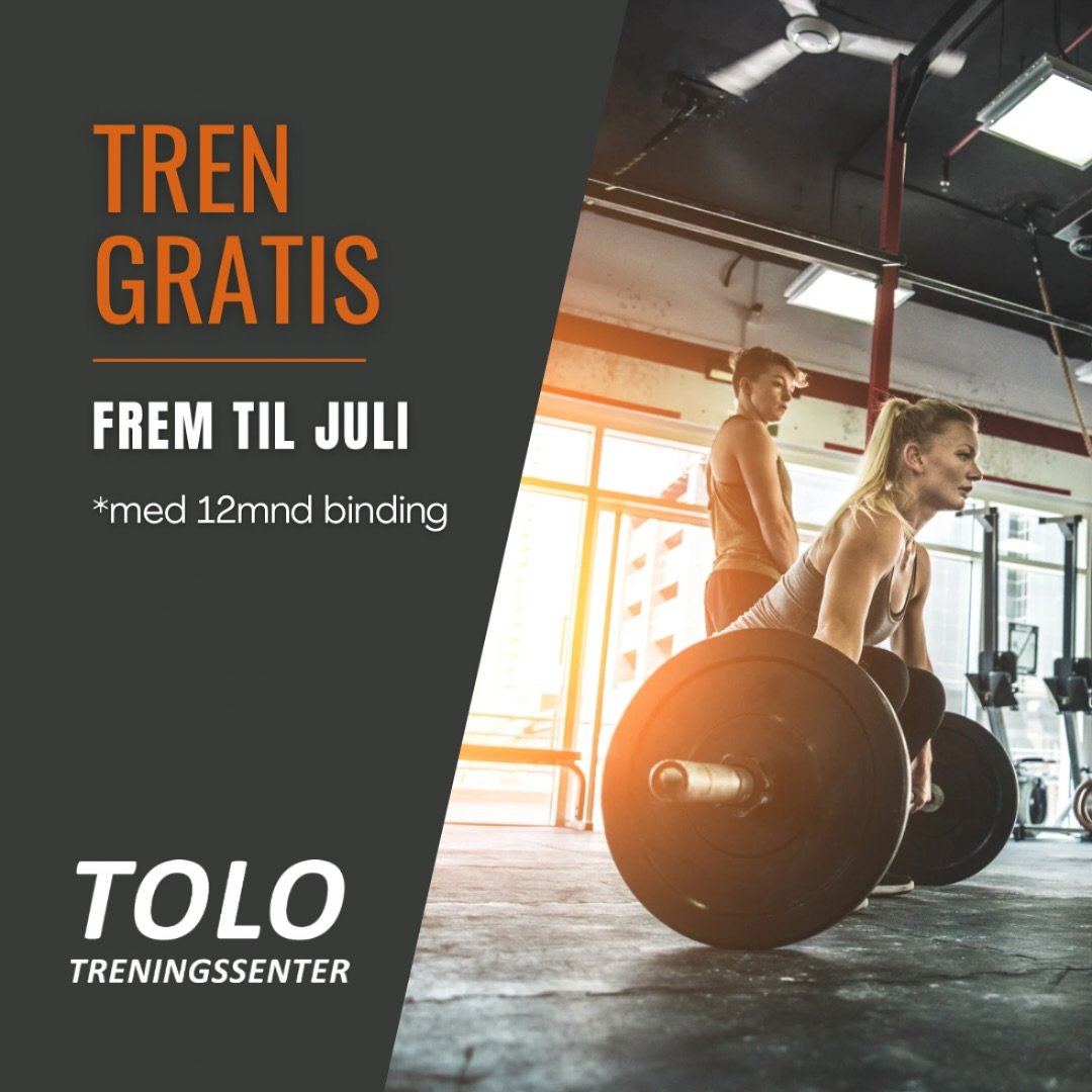 Du betaler kun innmelding n&aring; -f&oslash;rste trekk er 20.juni!

Velkommen til TOLO - et treningssenter med fantastiske medlemmer og ekte fellesskap💪🏻🤩

Trenger du hjelp til &aring; komme i gang? Du kan for eksemple bli med i FitClub eller bes