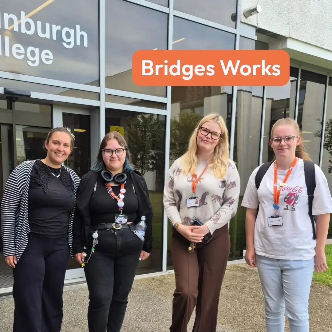 🌟 Programme Spotlight: Bridges Works 🌟

📍Area covered: East Lothian
👥 Age range: 13-21

ℹ️ Support to deal with challenges in life and to move into work, further education and other activities. Delivered through one-to-one sessions  and courses. 