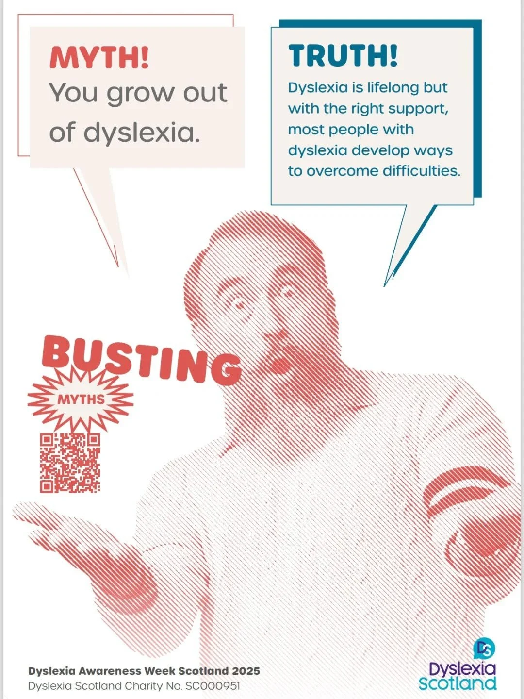 🗯 Busting myths this Dyslexia Awareness Week Scotland 🗯

Bridges are proud to be working with many amazing young people with dyslexia! Unfortunately, there are still many myths around dyslexia that are wrong.

➡️ Swipe to see some myths and truths 