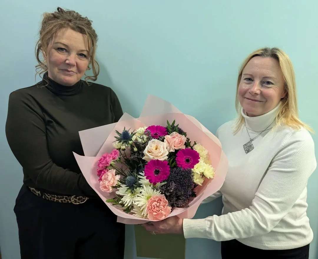 Bye, Natasha 👋 😥 

Natasha is having her last day at Bridges today as she's starting a new job! 

She got some nice flowers from Lynne, who's taking over her Practice Manager job 🤗

All the best of luck in your next chapter in life, Natasha ✨️

#G