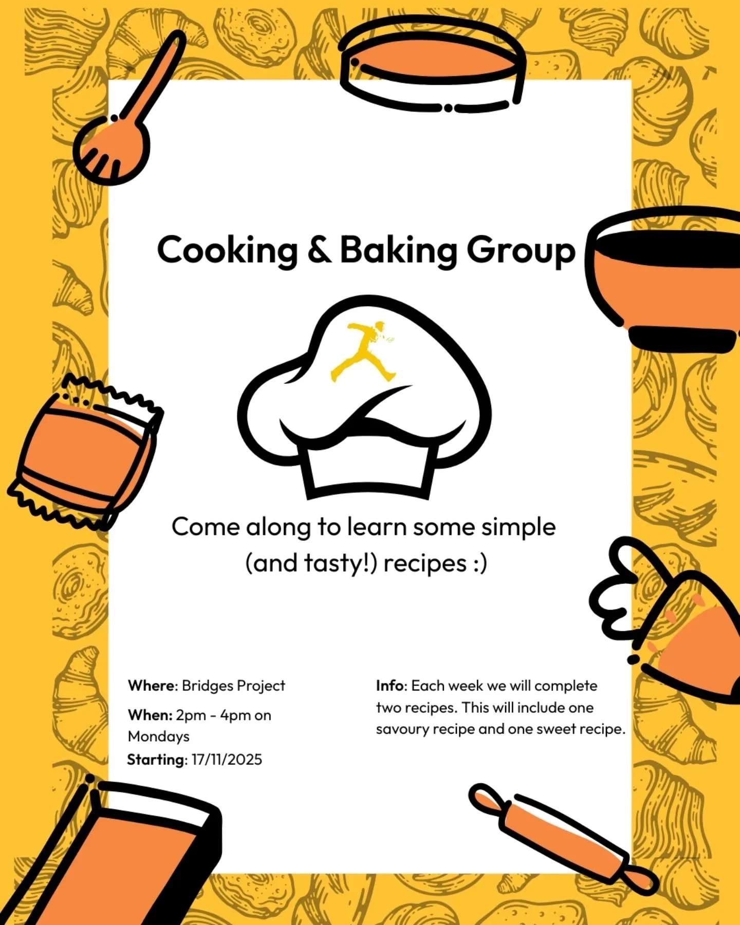 🥁 The Group Programme is back with two new groups starting next week!

📨 DM us for more info!

#S4L #Groups #Cooking #Baking #ArtsAndCrafts #Musselburgh #EastLothian