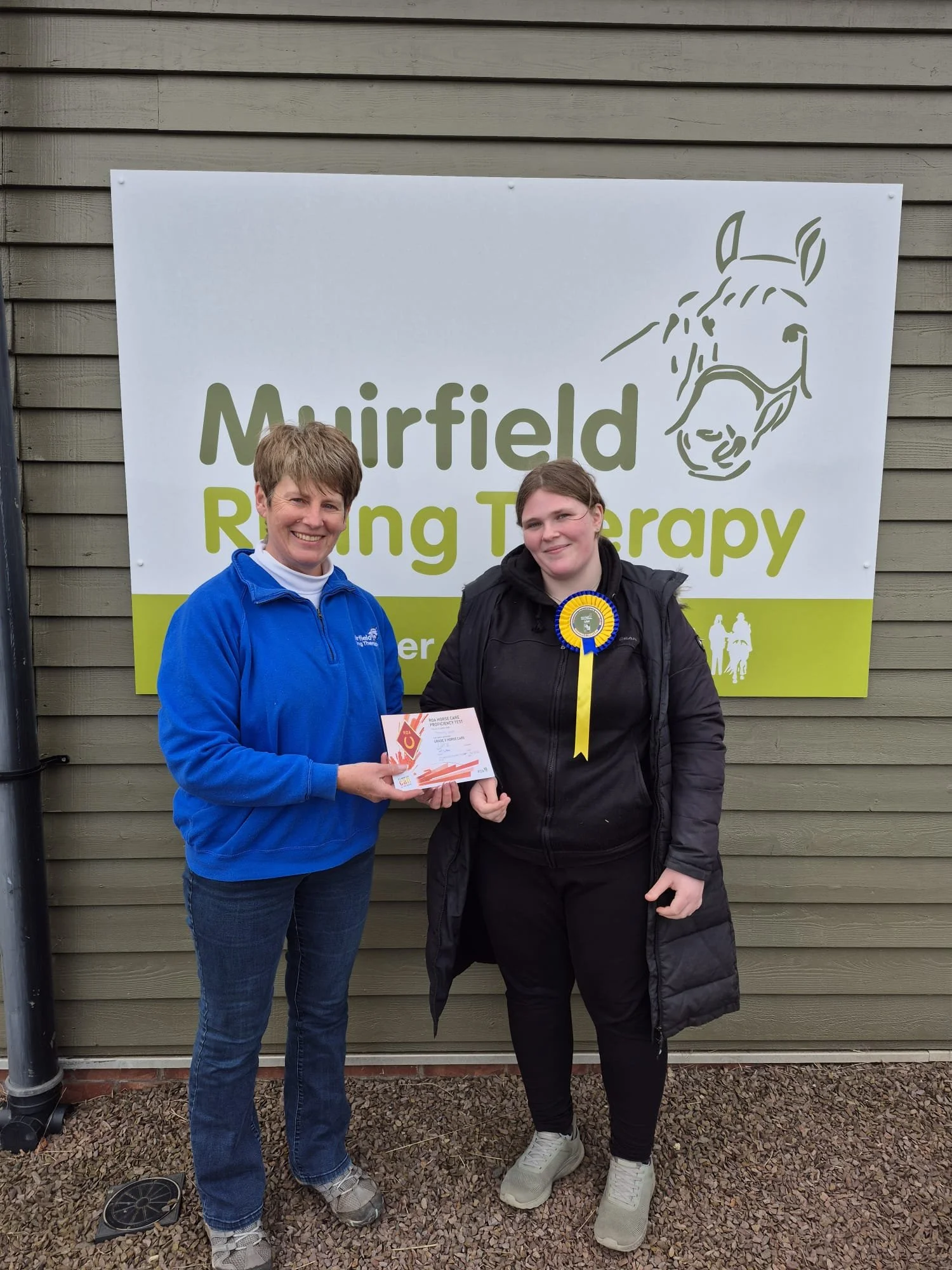 Congrats, Sammy 🥳

On passing the Level 2 Horse Care assessment at @muirfieldridingtherapy! 

She totally smashed it 👊

Sammy is working with Employability Support Worker Kelly from our Spark Your Future programme! 

#Qualifications #WellDone #Hors