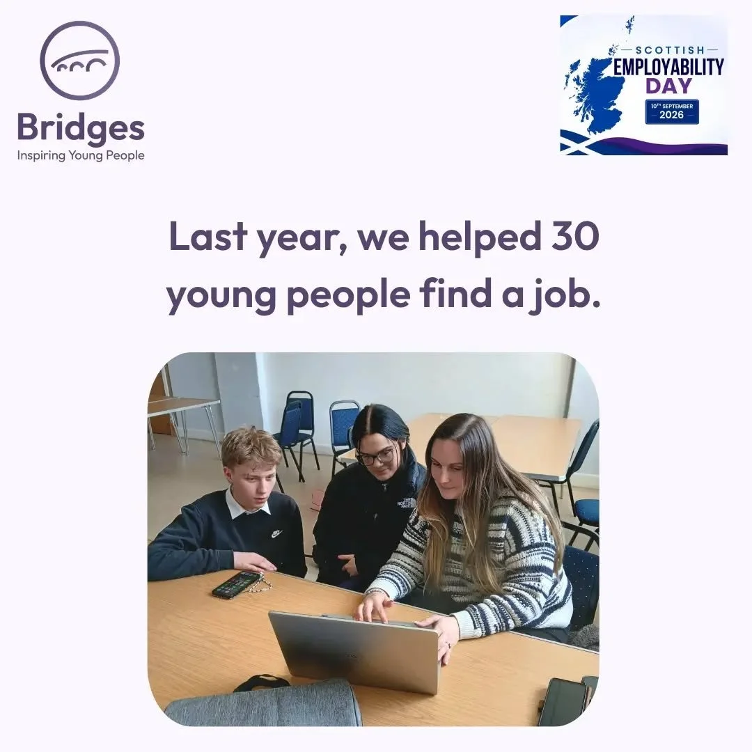 🌟 Celebrating the impact of our employability support this Scottish Employability Day 🌟

Employability is at the heart of what we do. Just last year, 30 of the young people working with us moved into a job!

This is possible thanks to the training,