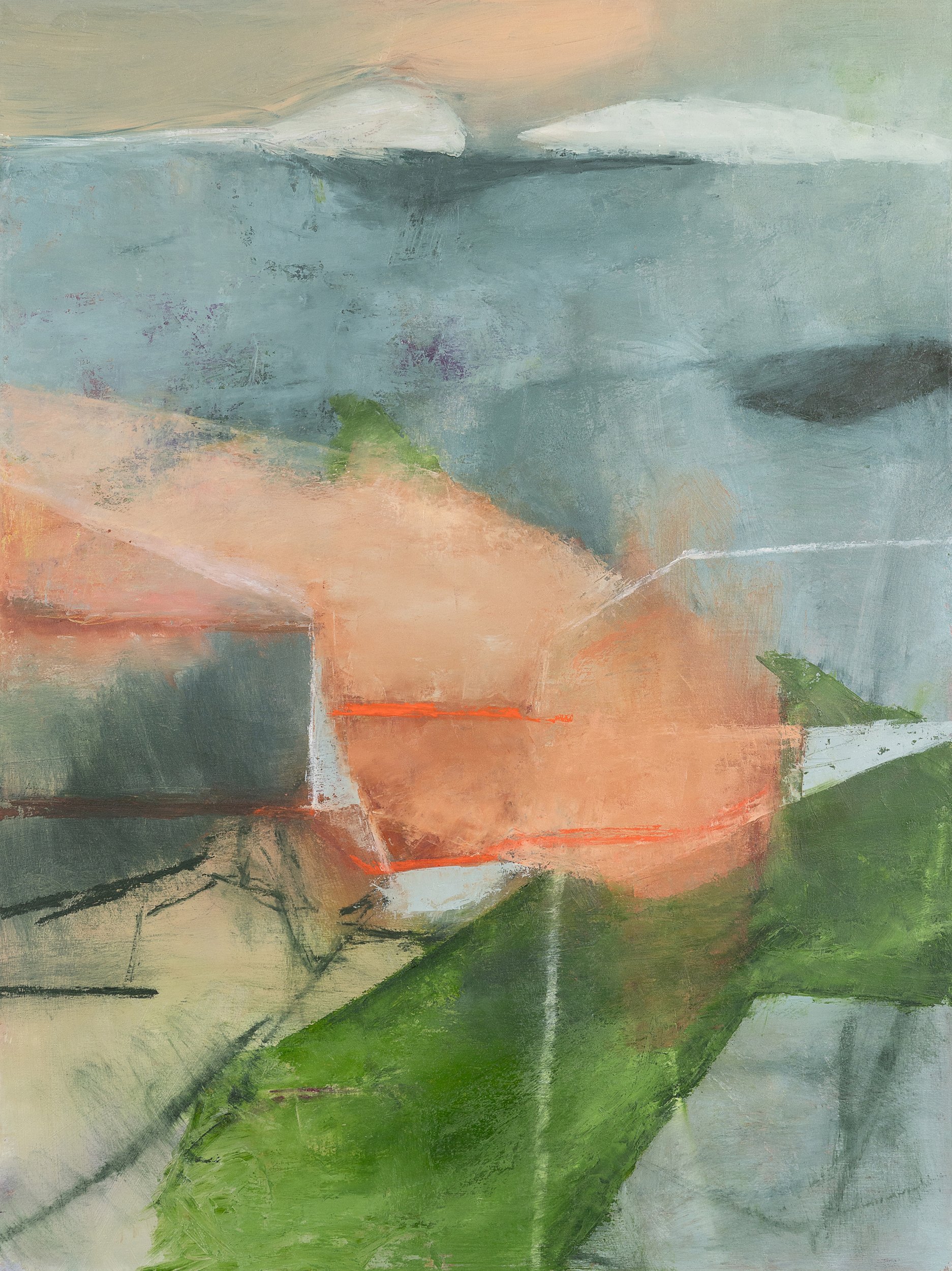 Remembering County Kerry Oil on cradled panel, 24” x 18”