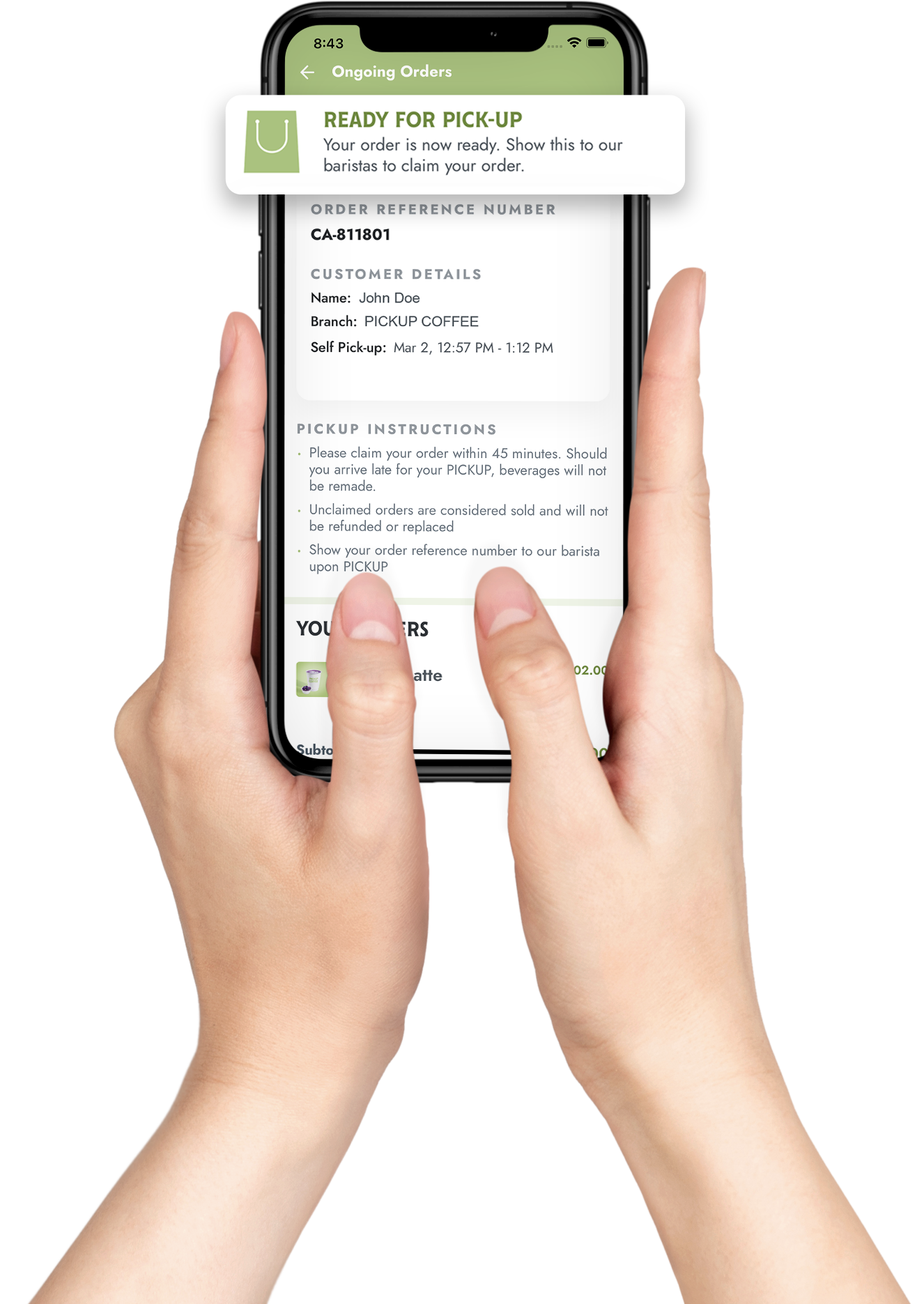 Download The App PICKUP COFFEE Download The App PICKUP COFFEE