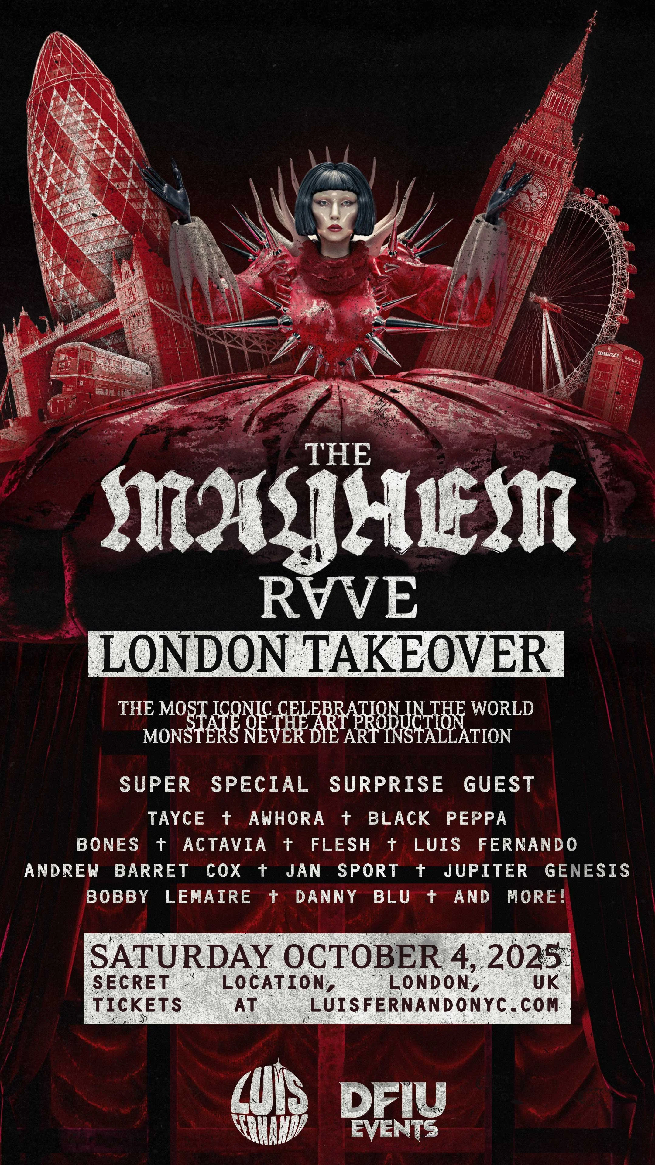 THE MAYHEM RAVE: LONDON TAKEOVER!