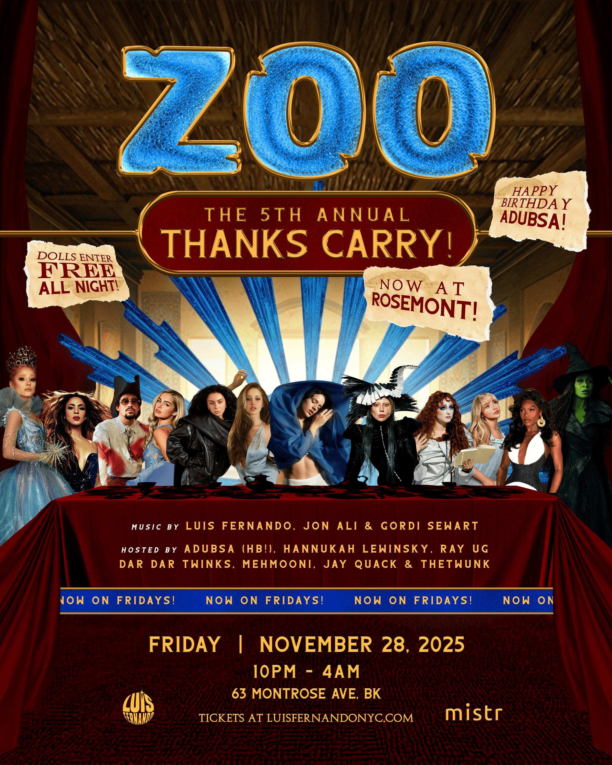 ZOO: The 5th Annual THANKS CARRY