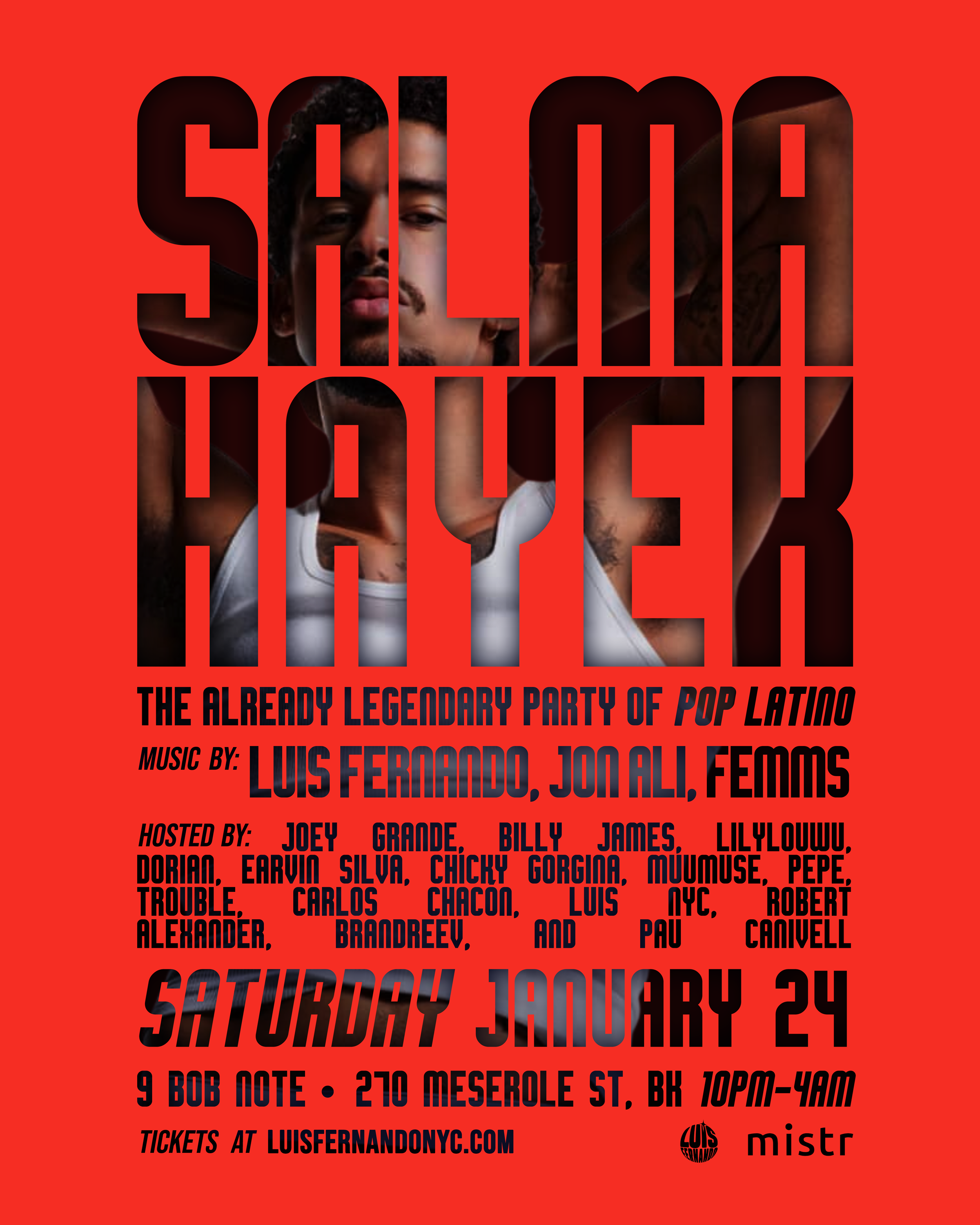 SALMA HAYEK - The Already LEGENDARY party of POP LATINO