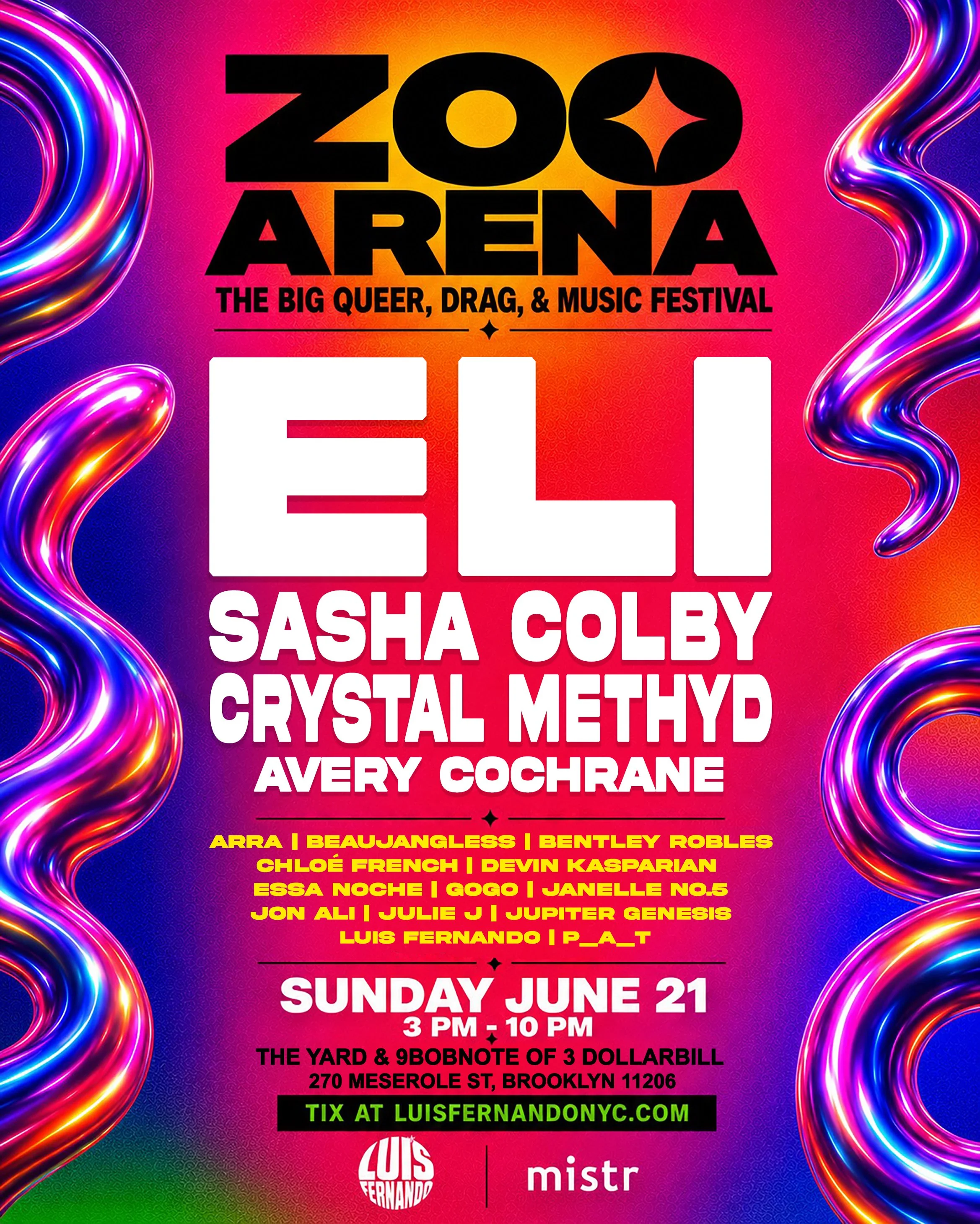 ZOO ARENA - THE BIG QUEER, DRAG AND MUSIC FESTIVAL