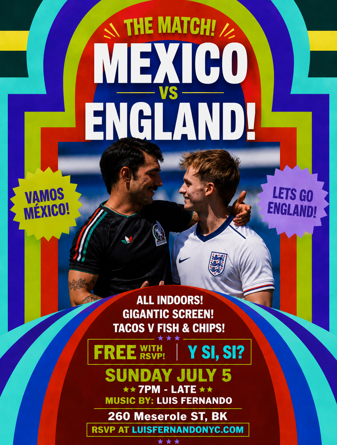 MEXICO V ENGLAND WORLD CUP WATCH PARTY