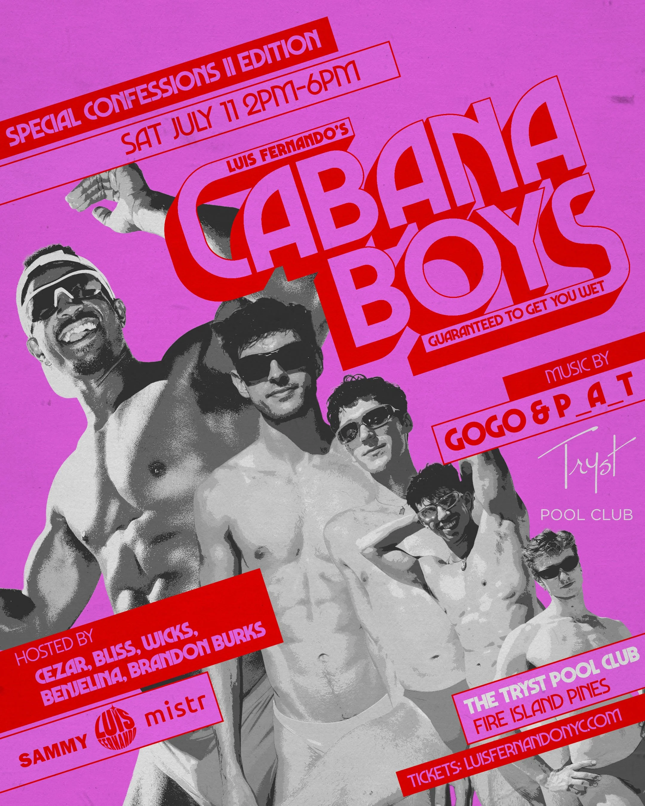 CABANA BOYS! CONFESSIONS II EDITION