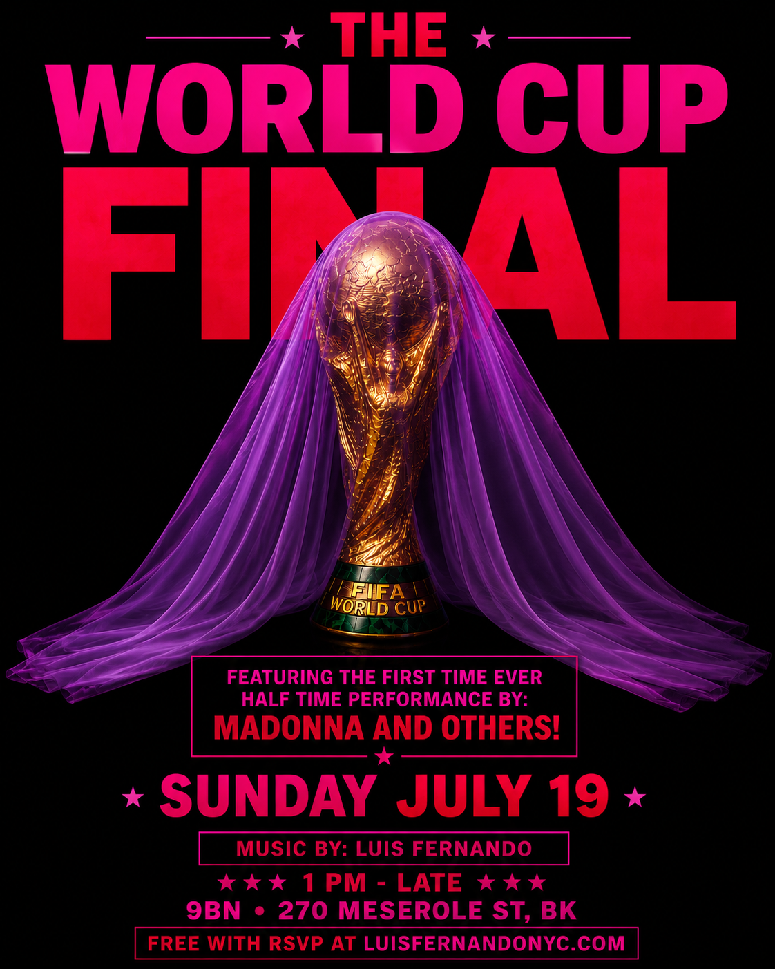THE WORLD CUP FINAL WATCH PARTY