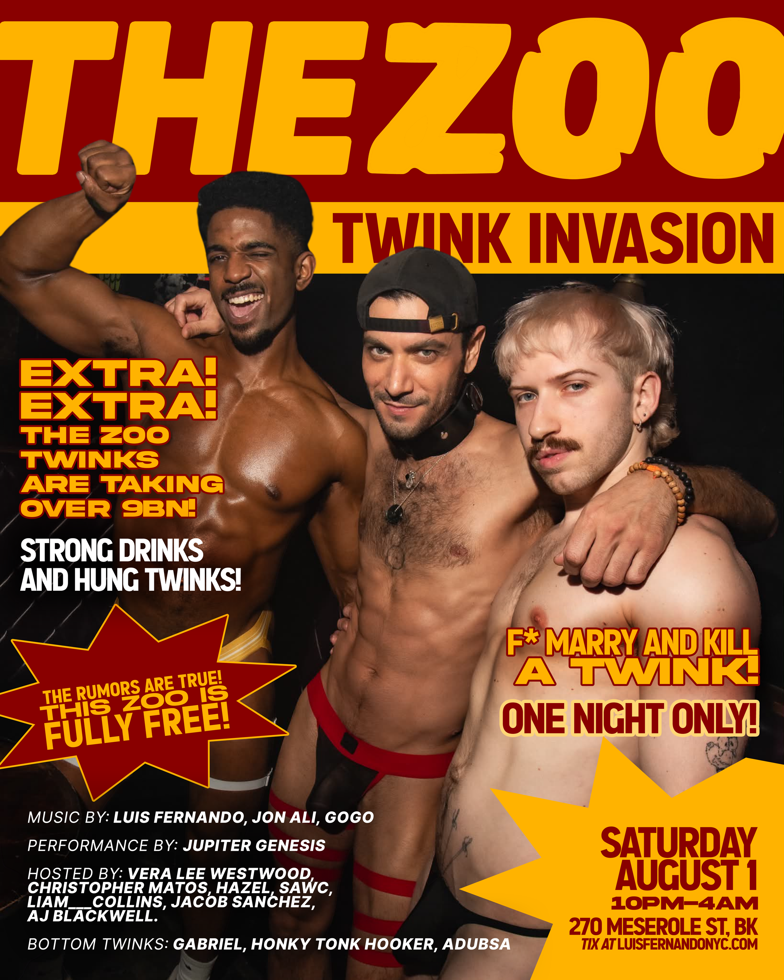 THE ZOO TWINK INVASION!