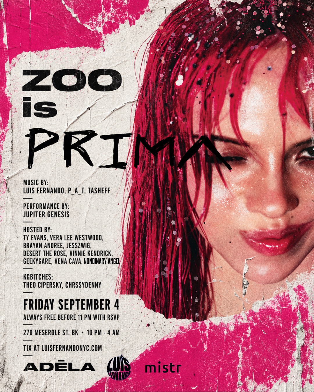 ZOO IS PRIMA - adéLA’S DEBUT ALBUM RELEASE PARTY!