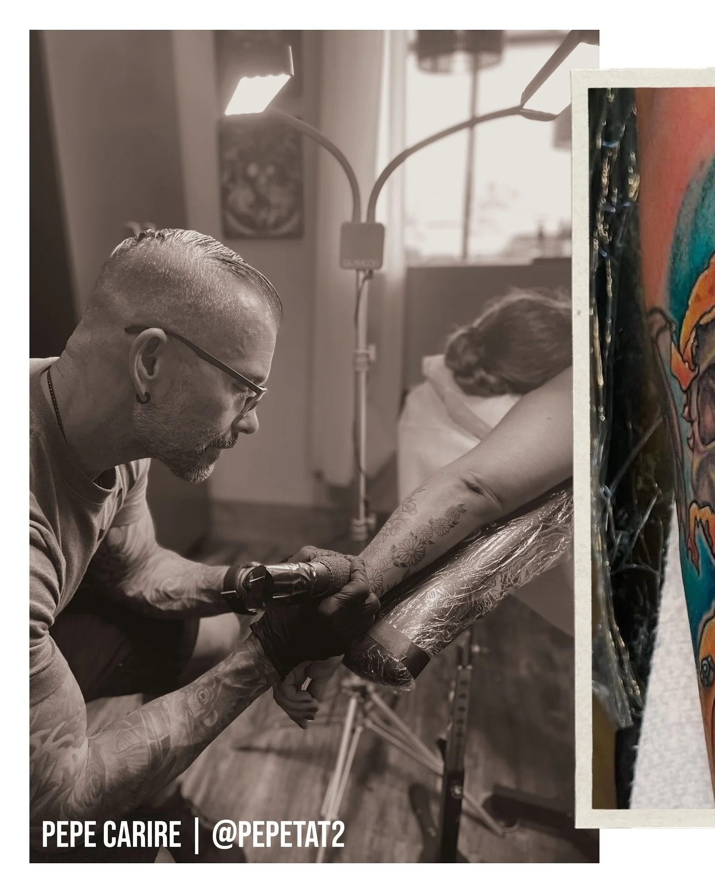 Artist spotlight:
Pepe | @pepetat2
Shoreline Tattoo &amp; Piercing
Tuckerton, NJ

Custom artwork designed and tattooed by Pepe Carire, a tattoo artist based in Southern Ocean County, NJ. Styles and size range from large-scale work, full color neotrad