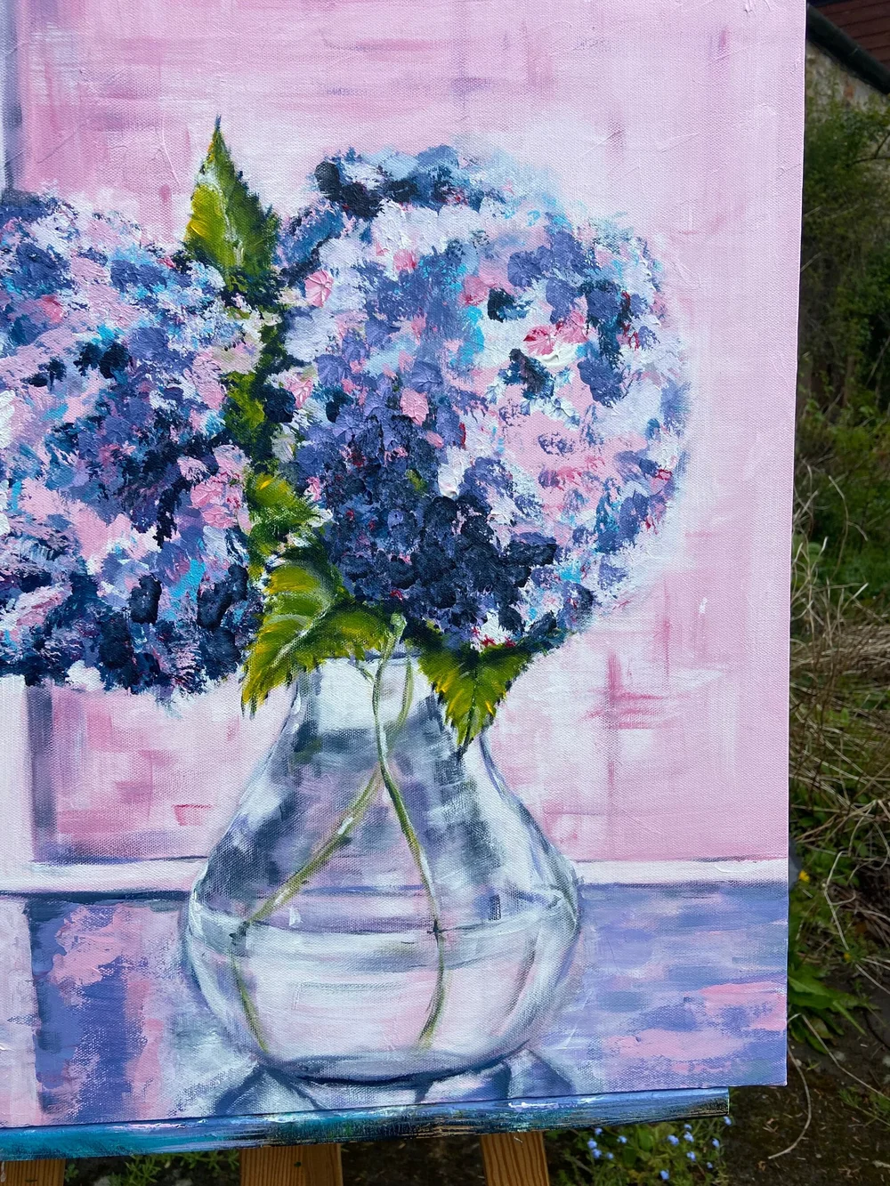 Flower vase painting online