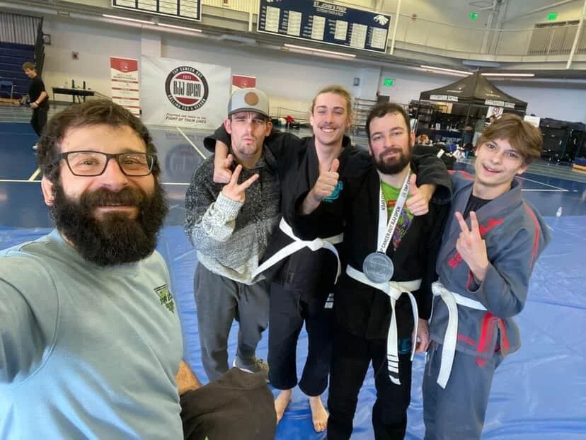 Derek, Connor, and Jimmy Shines at First BJJ Tournament: November 8, 2025