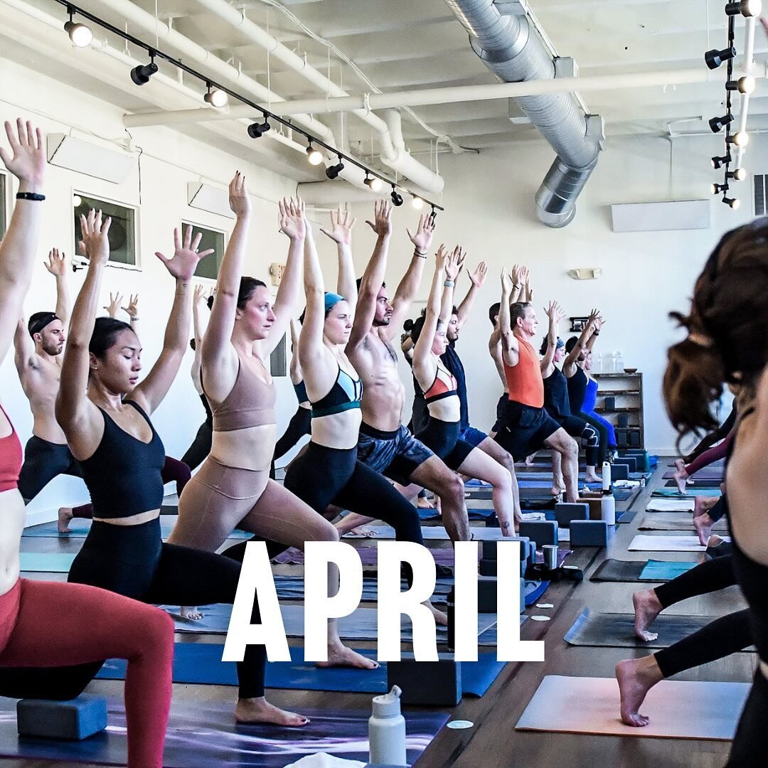 We&rsquo;re looking ahead to April! 👀 Who&rsquo;s with us? Drop us your favorite springtime emoji and let&rsquo;s have some fun! Visit the Workshops + Events page on our website or in our bio for full details. 🌸

1️⃣ Move + Groove: EDM with @mariah