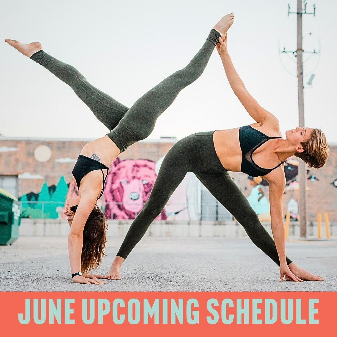 We have a lot to celebrate this month! Which class are you going too? Tag a friend and jump in!

🎓 YTT Graduation Free Classes
Saturday, June 1st + Sunday, June 2nd 11-12 PM
Join us for a FREE Community Flow led by our Teacher Trainee Grads! They ha