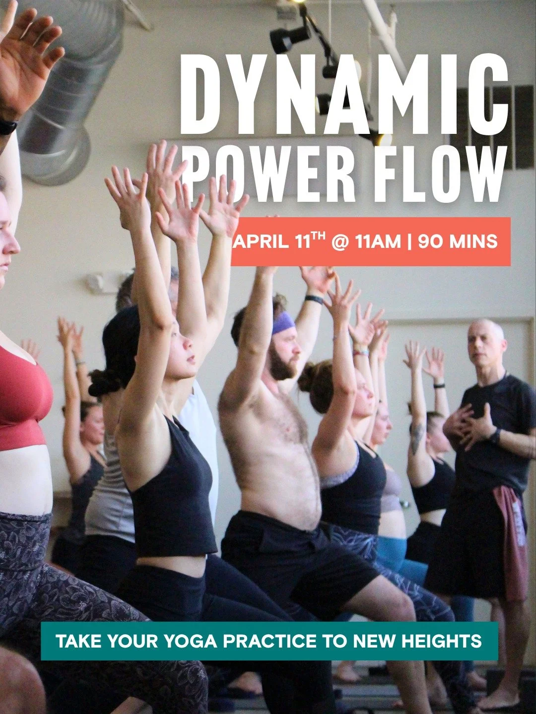 Another month, another opportunity for Dynamic Power Flow with Tim Wagner!

Join us for a 90-minute, playful flow with opportunities to deepen postures and explore creative variations and transitions that aren&rsquo;t typically taught in a 60 minute 