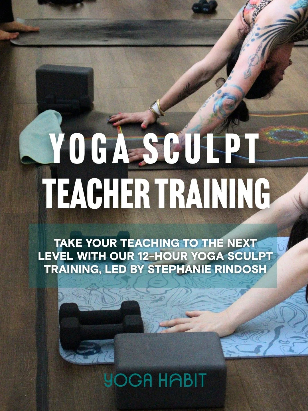 Join us June 13th &amp; 14th for our Yoga Sculpt Teacher Training led by @its.stephhoney!

This 12-hour immersive training is designed for yoga teachers, fitness professionals, and anyone looking to bring the energy of Yoga Sculpt into their teaching