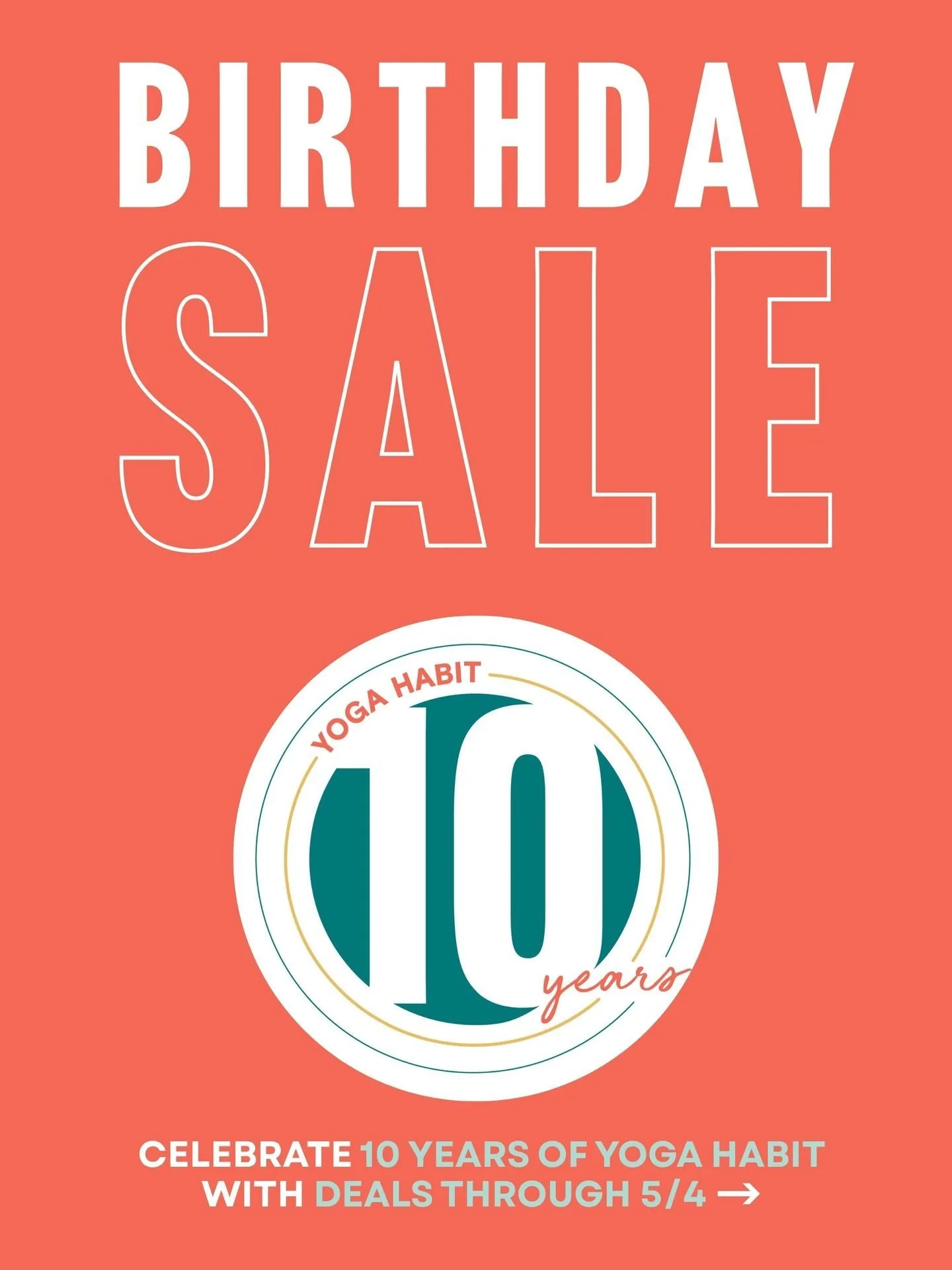 Celebrate &amp; Save!!

In honor of our 10th Birthday, we're offering sales on Memberships, Class Packs &amp; Intro Offers all weekend long.

Head to the link in our bio, Momence, or stop by our front desk to take advantage of these deals!