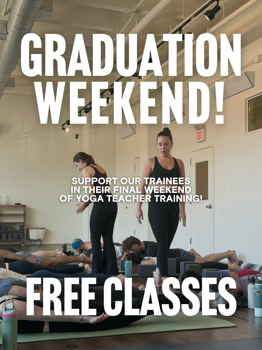 Come support our teacher trainees! 🎓

May 30th &amp; 31st marks the final weekend of teacher training for our 2026 class, and your chance to take class with them as they teach for the very first time.

We couldn&rsquo;t be more proud of the dedicati
