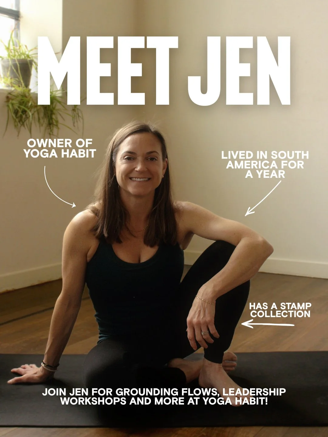 Meet our fearless leader, @jendowsk! 

Jen created Yoga Habit to be more than just a place to flow. She built it as a space where community comes first and meaningful connection is at the heart of everything we do.

She continues to expand that visio