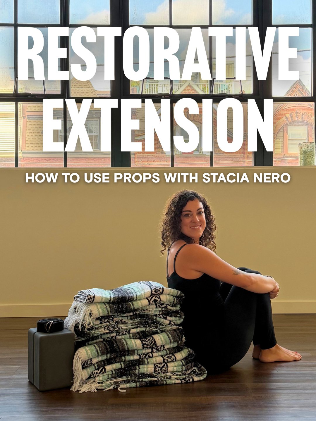 In restorative yoga, props aren&rsquo;t just extras &mdash; they help support the body so you can settle in, soften, and truly rest.

Join @namastacia for a 3-hour workshop exploring how to use blankets, blocks, straps, and more to create deeper rest