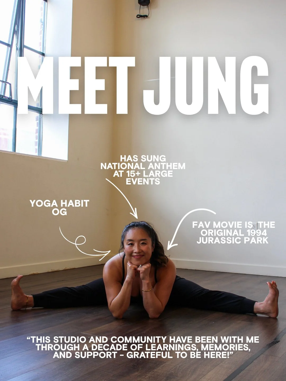 Meet @yogajungphl! 🩵

Jung has been part of Yoga Habit from the very beginning and has since led teacher trainings, workshops, and so much more. (And if you&rsquo;re looking for your next workshop, check out her Assisting Lab this September!)

If yo