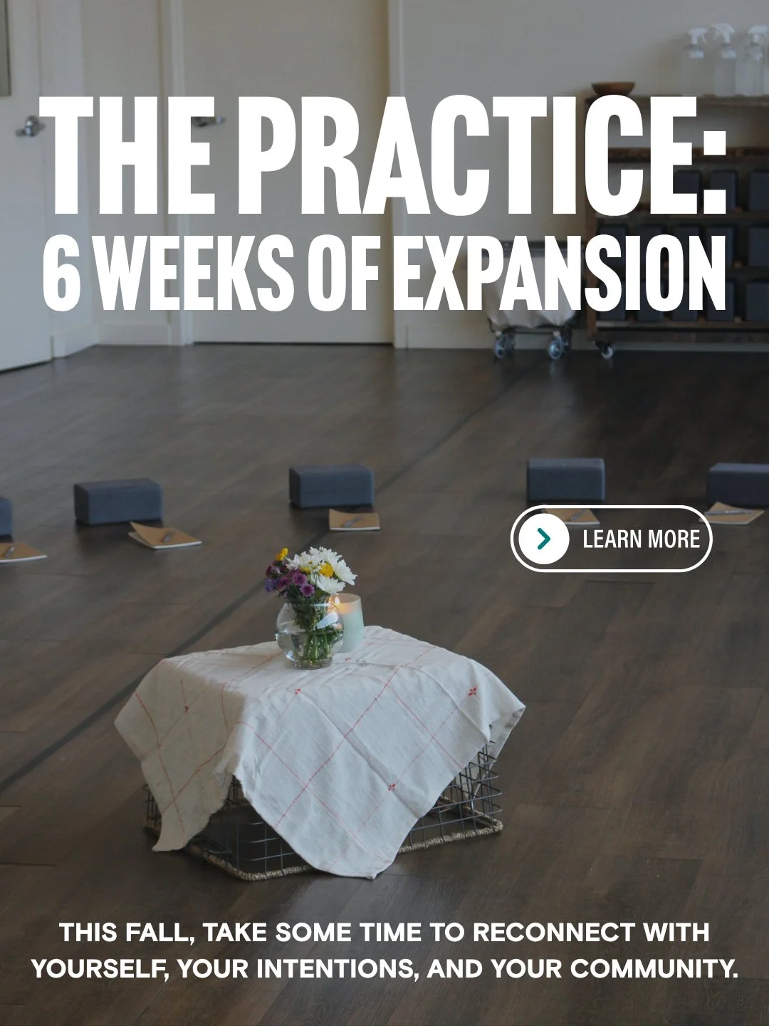 Introducing The Practice: 6 Weeks of Expansion, a six-week series designed to help you explore what it means to live with greater intention and connection.

Led by @jenwendowsk and @lizsutton05, we'll come together each Thursday for meditation, self-