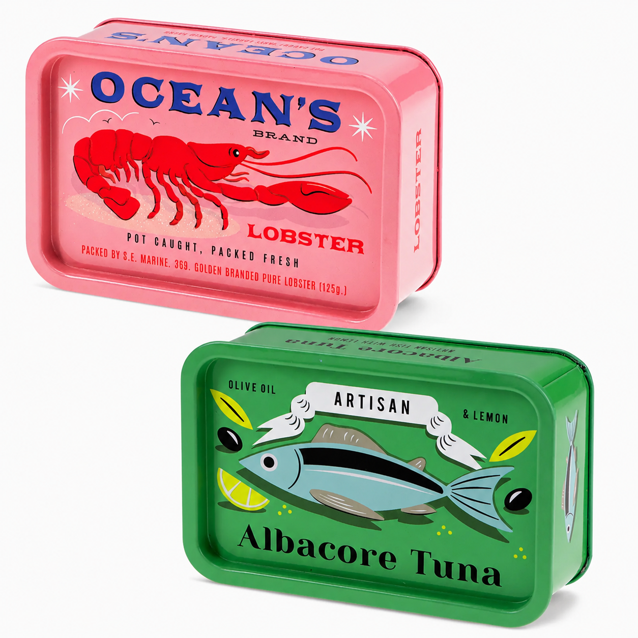 Fish Mini Storage Tins