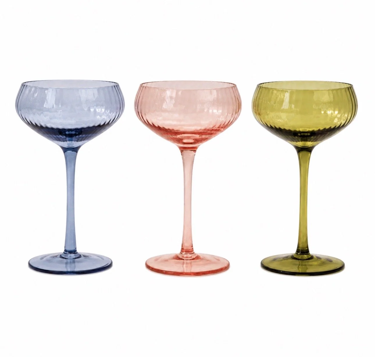 Set of Two Lou Coupe Glasses
